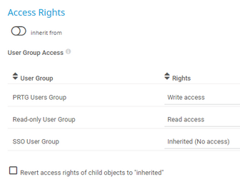 Access Rights